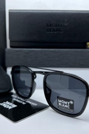 Mont Blanc Polarized Sunglasses – Premium Black Frame | Model 748