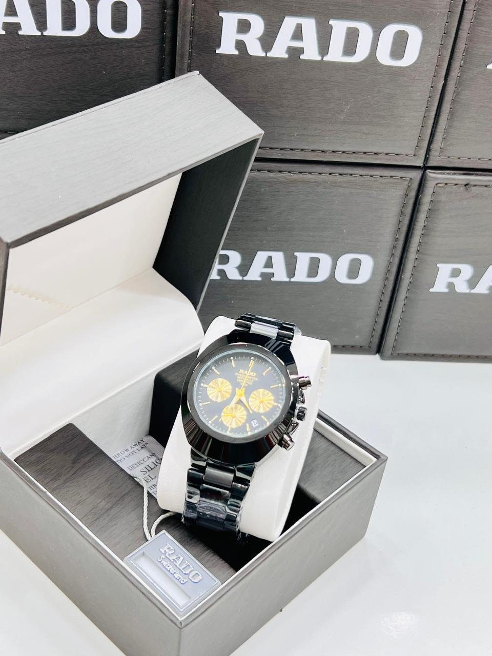 Rado Luxury Men's Chronograph Design Wrist Watch with Gift Box