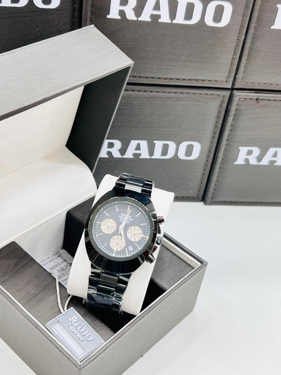 Rado Luxury Men's Chronograph Design Wrist Watch with Gift Box - Image 2
