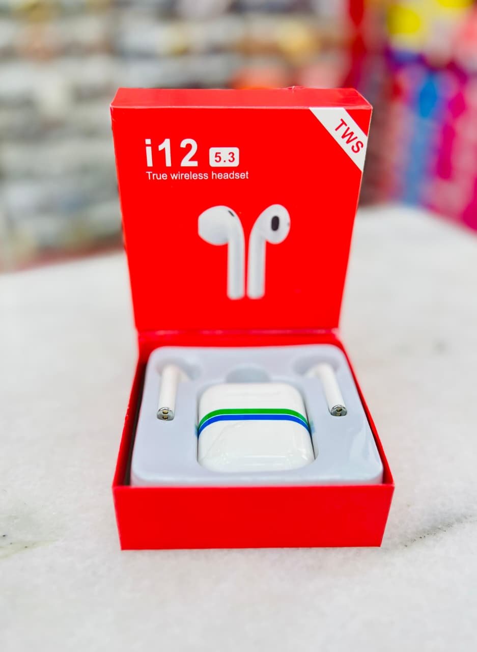 i12 TWS Wireless Earbuds Bluetooth Touch Control Headphones - Image 3