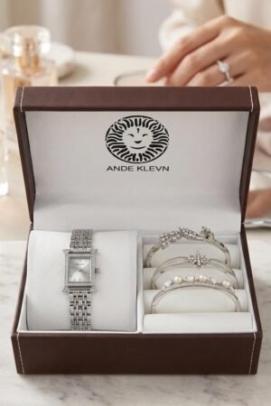 Ande Klevn Women’s Luxury Watch & Bracelet Gift Set