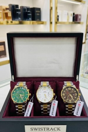 Swistrack Luxury Men’s Stainless Steel Quartz Watch