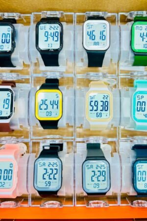 Unisex Classic Transparent Digital Square Watch Collection