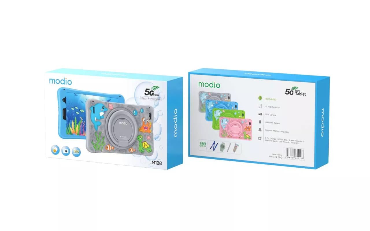 Modio M73 Kids Smart Android Educational Tablet with Protective Case - Image 3