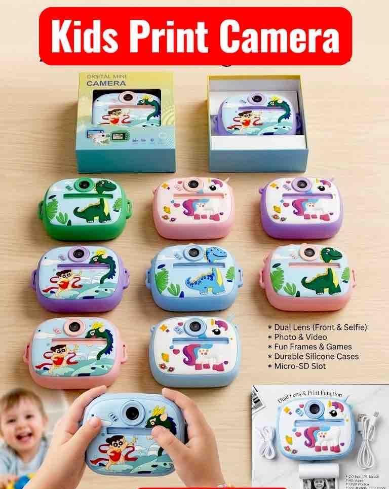 Mini Kids Instant Print Camera – Digital Dual Lens Camera for Children - Image 2