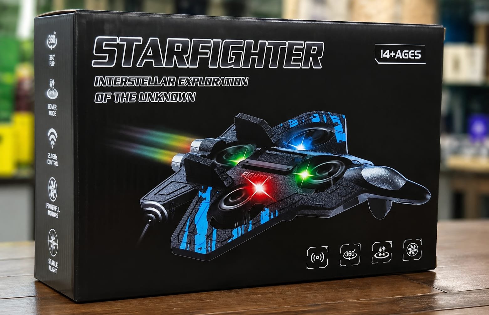 Starfighter Remote Control Flying Jet Toy - Image 2