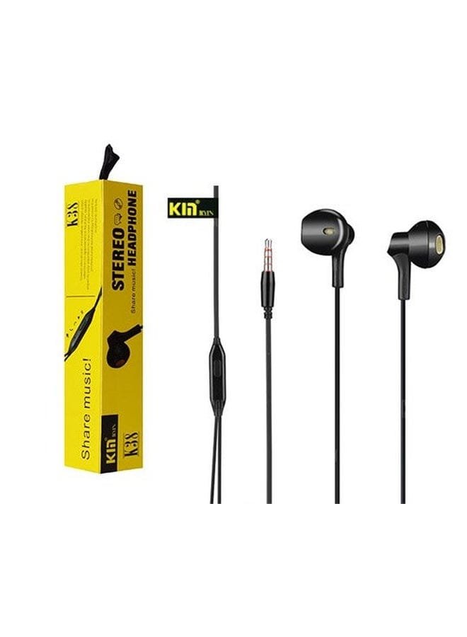 KIN High-Fidelity In-Ear Wired Earphones with Mic