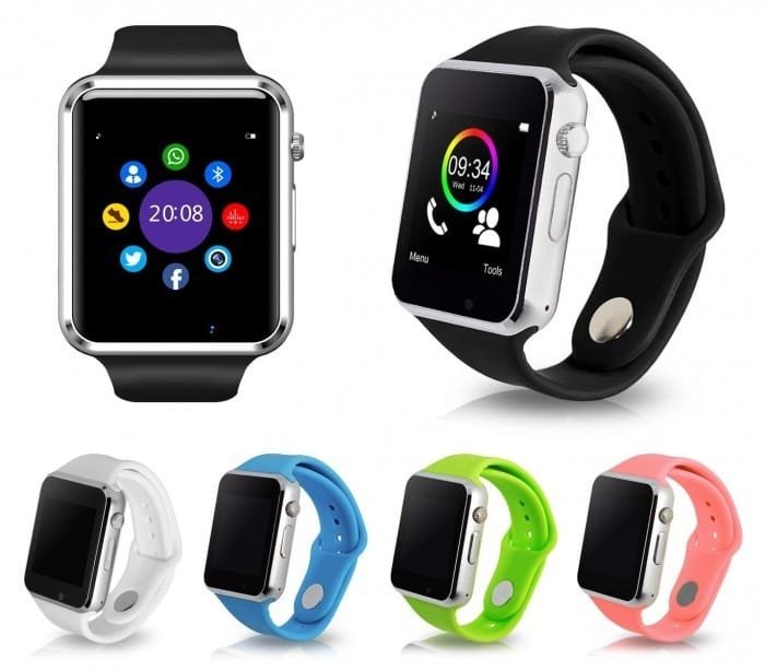 Smartwatch with SIM Card & TF Card Slot, Bluetooth & Camera